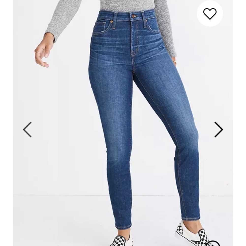 Madewell Curvy high rise skinny jeans